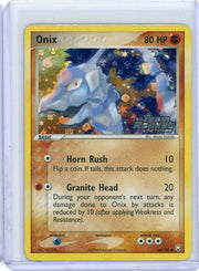 Onix Pokémon EX Team Rocket Returns (Stamped) #69/109 MP