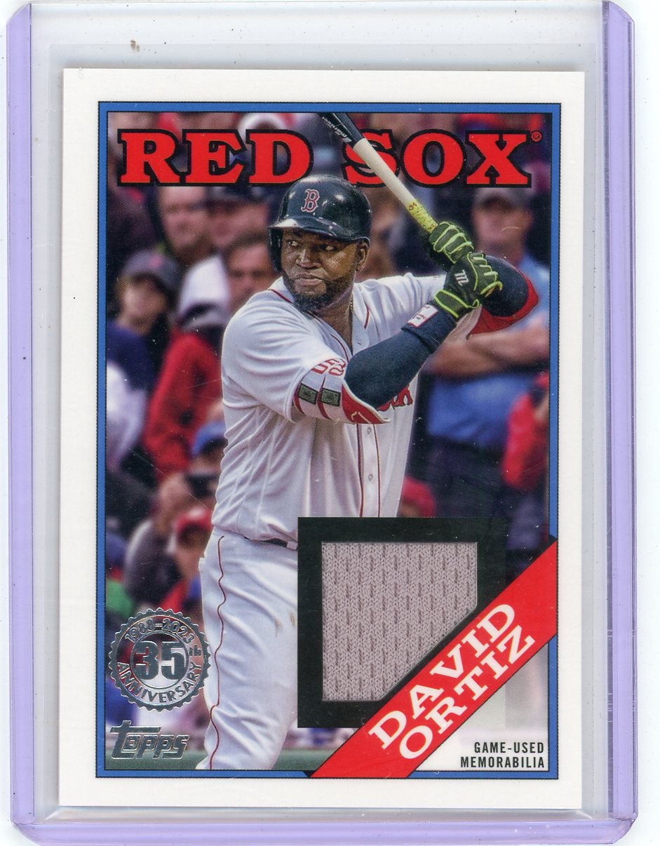 David Ortiz 2023 Topps 35th Anniversary Jersey Relic