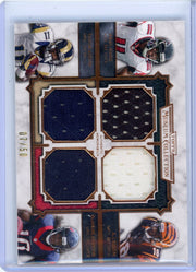 Julio Jones / Tavon Austin / AJ Green / DeAndre Hopkins 2013 Topps Museum Quad Relic #'d 07/50