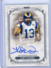Kurt Warner 2013 Topps Museum Collection Autograph #'d 44/55