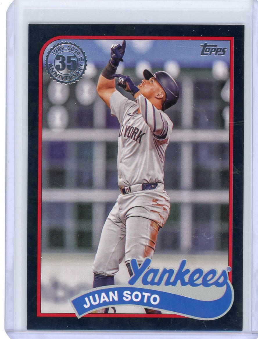Juan Soto 2024 Topps 35th Anniversary Black #'d 083/299