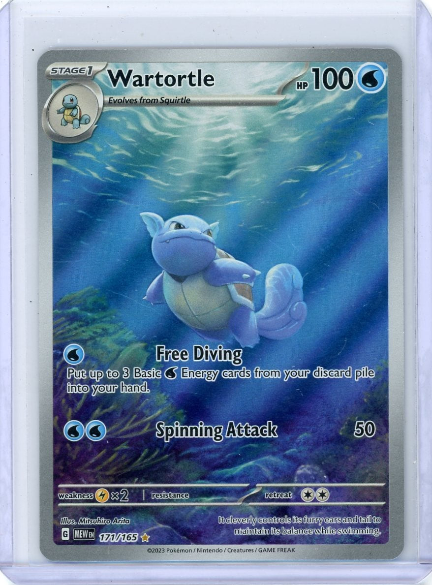 Wartortle Pokémon 151 Illustration Rare #171/165