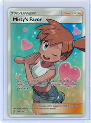 Misty's Favor Pokémon Sun & Moon Unified Minds Full-Art #235/236 (LP-)