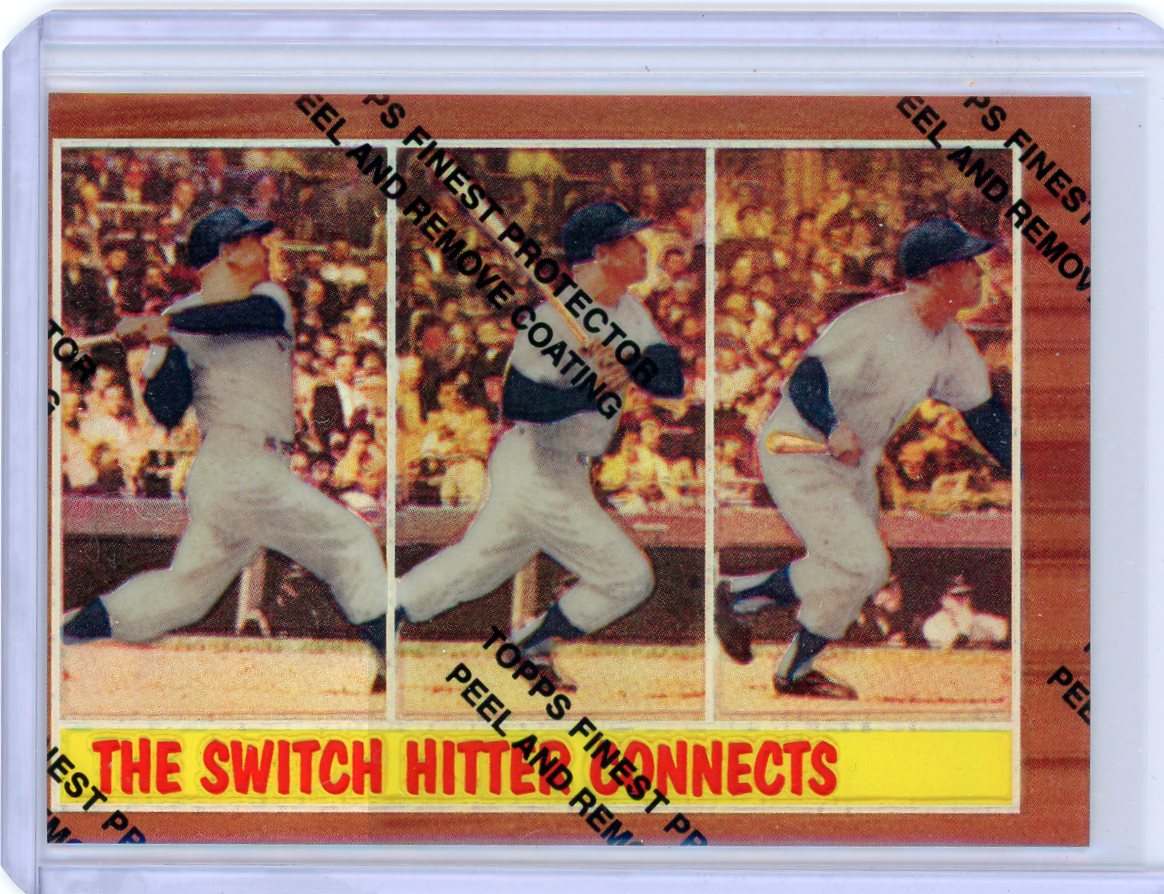 Mickey Mantle 1996 Topps Chrome 1962 Topps refractor #318