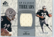 Marcus Allen 2002 Upper Deck SP Legendary Cuts Classic Threads auth. game-used jersey relic #'d 172/350