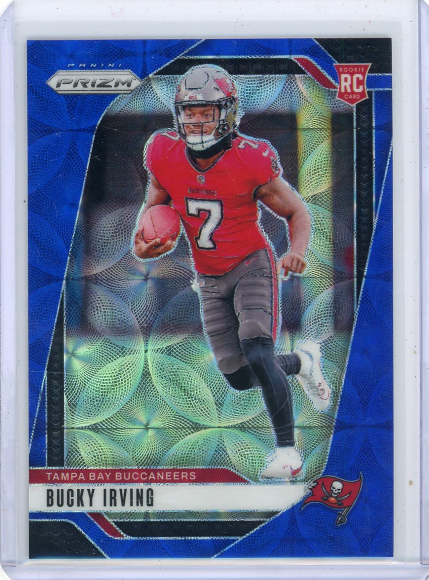 Bucky Irving 2024 Panini Blue Scope Prizm RC #'d 04/14