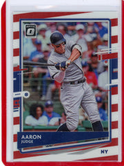 Aaron Judge 2020 Panini Donruss Optic Freedom Prizm #'d 45/45