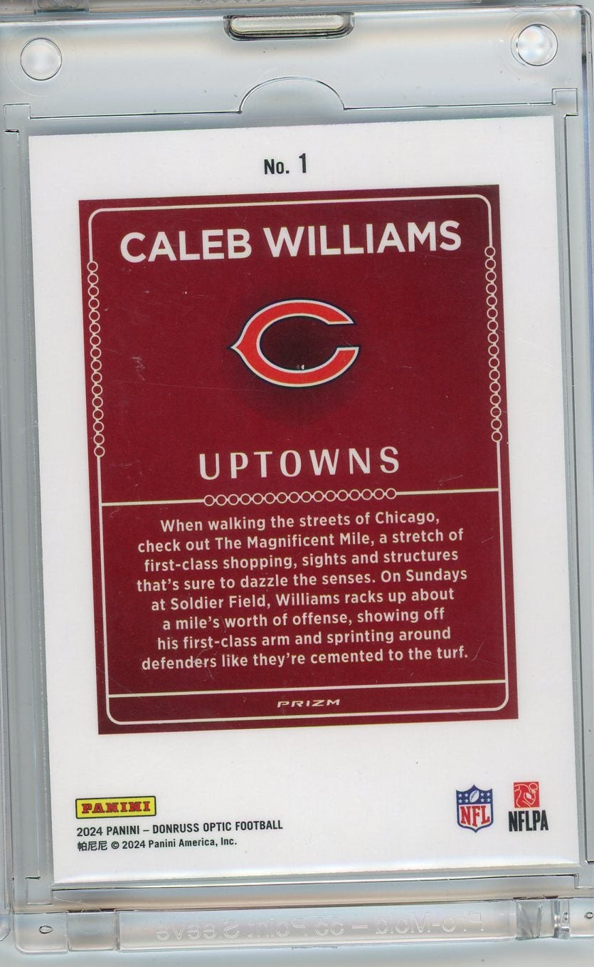 Caleb Williams 2024 Panini Donruss Optic Uptowns RC