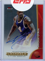 Shaquille O'Neal 2024-25 Topps Finest Flashback Autograph #'d 14/25