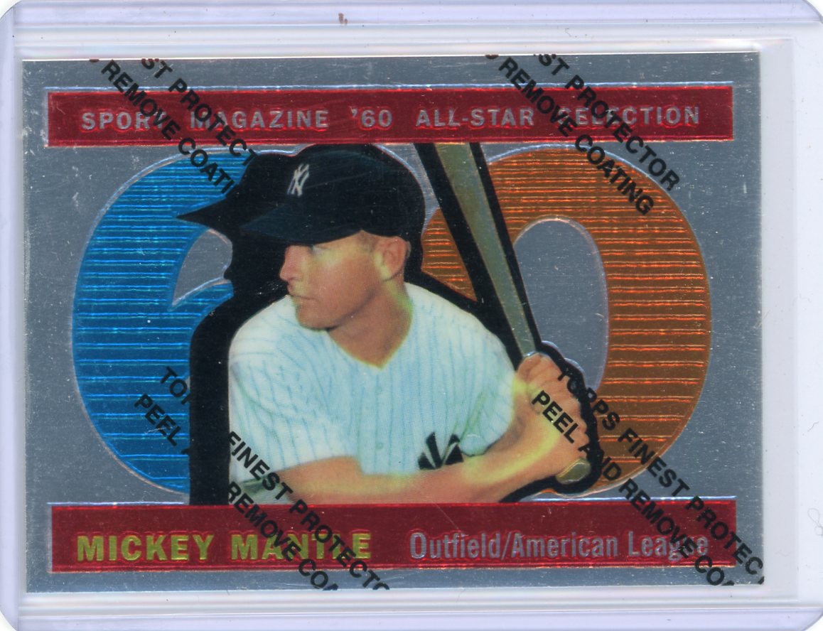 Mickey Mantle 1997 Topps Chrome reprint #563