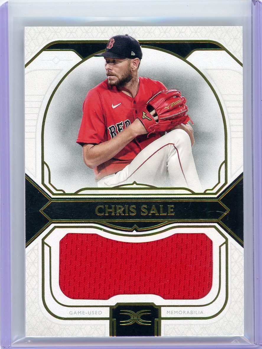 Chris Sale 2024 Topps Definitive Collection Jumbo Patch Relic #'d 18/50