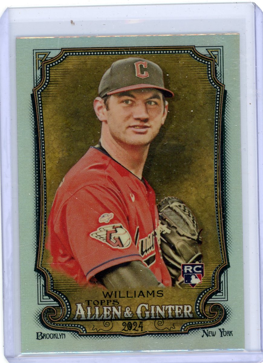 Gavin Williams 2024 Topps Allen & Ginter Chrome Refractor rookie card SP