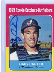 Gary Carter 2002 Team Topps Legends Autograph