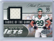 Mark Gastineau 2006 Donruss Leaf Certified Materials Fabric of the Game auth. game-used jersey relic #'d 059/100