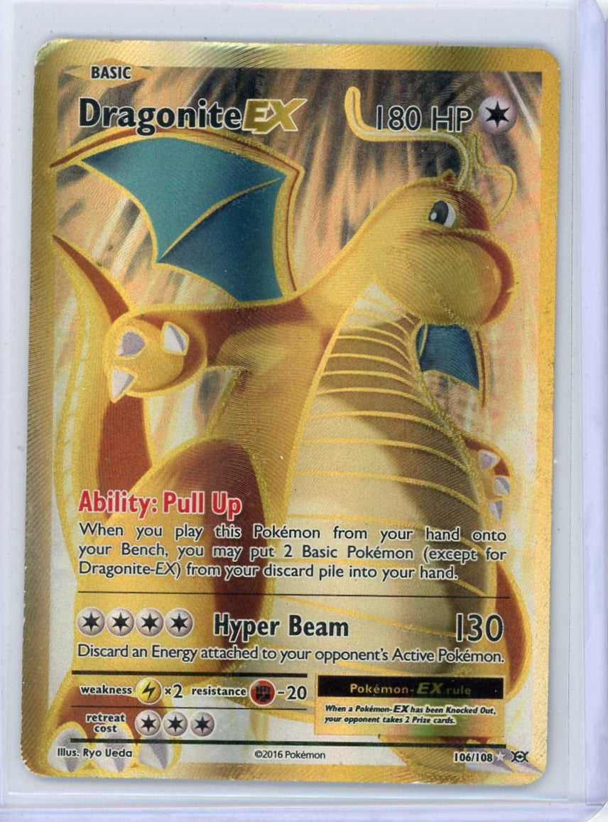 Dragonite EX Pokémon XY Evolutions Ful-Art #106/108 DMG