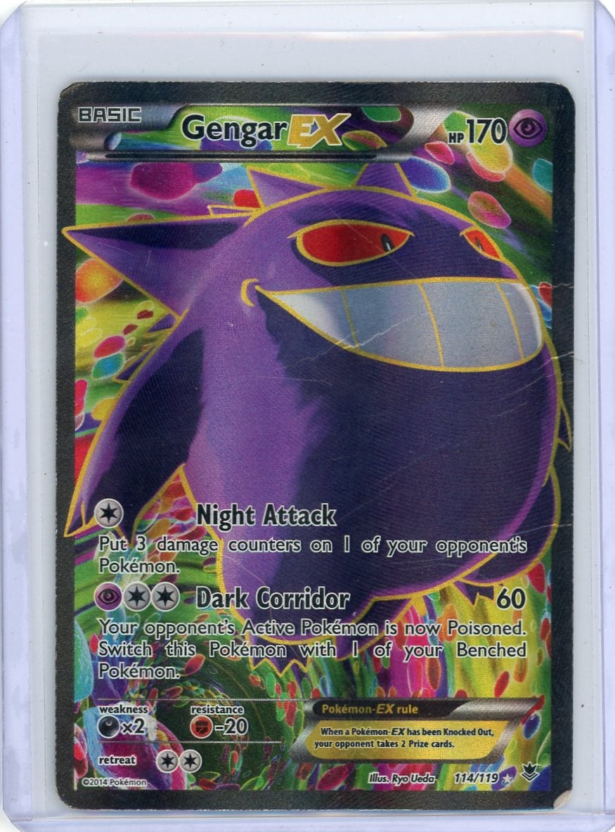 Gengar EX Pokémon Phantom Forces Full-Art #114/119 DMG "Balloon Gengar"
