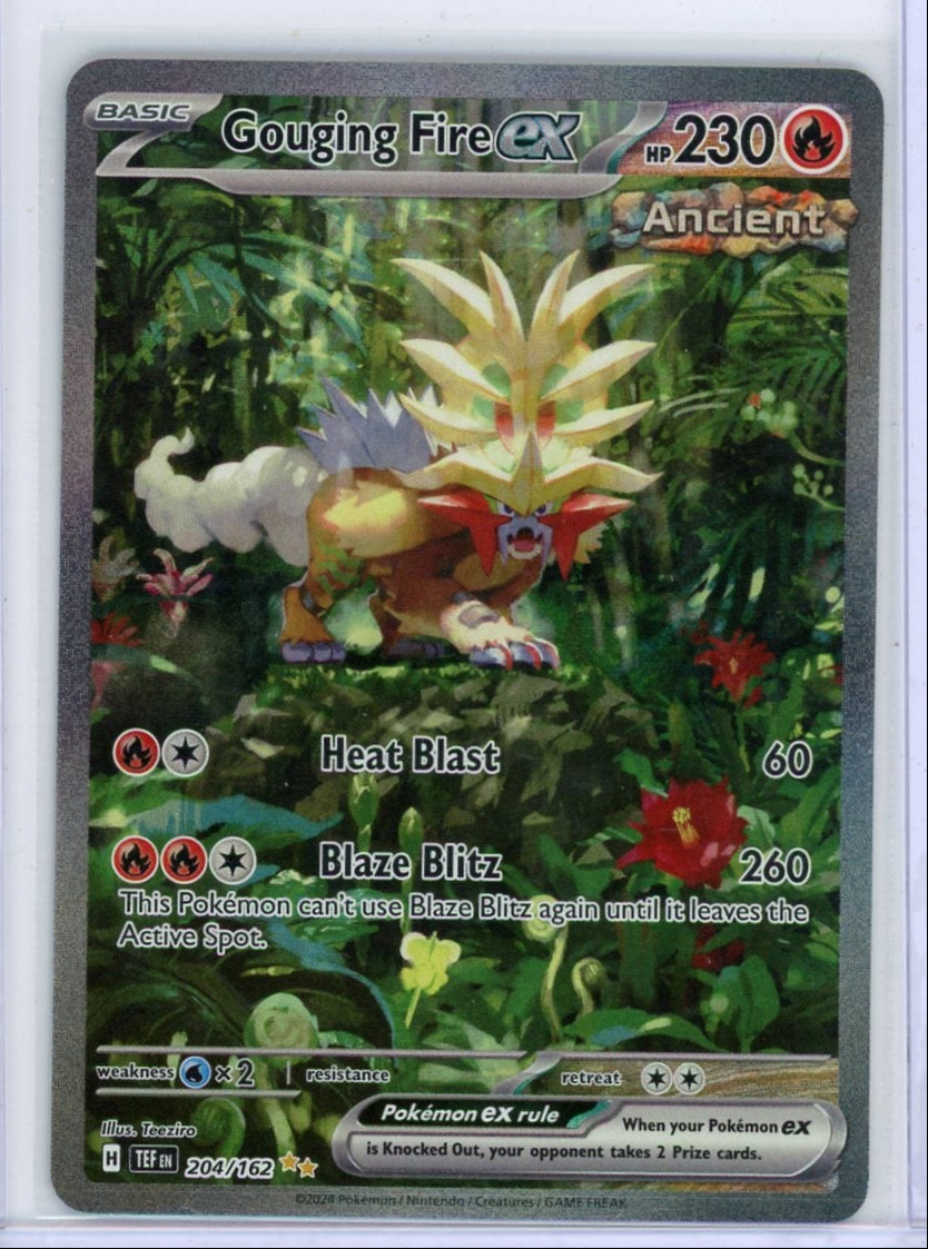 Gouging Fire ex Pokémon Temporal Forces Special Illustration Rare #204/162