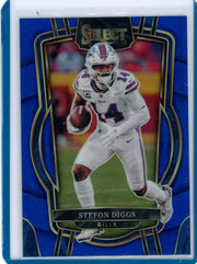 Stephon Diggs 2022 Select Club Level Blue Prizm #'d 76/99
