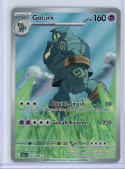 Golurk Pokémon Black Bolt Illustration Rare #123/086