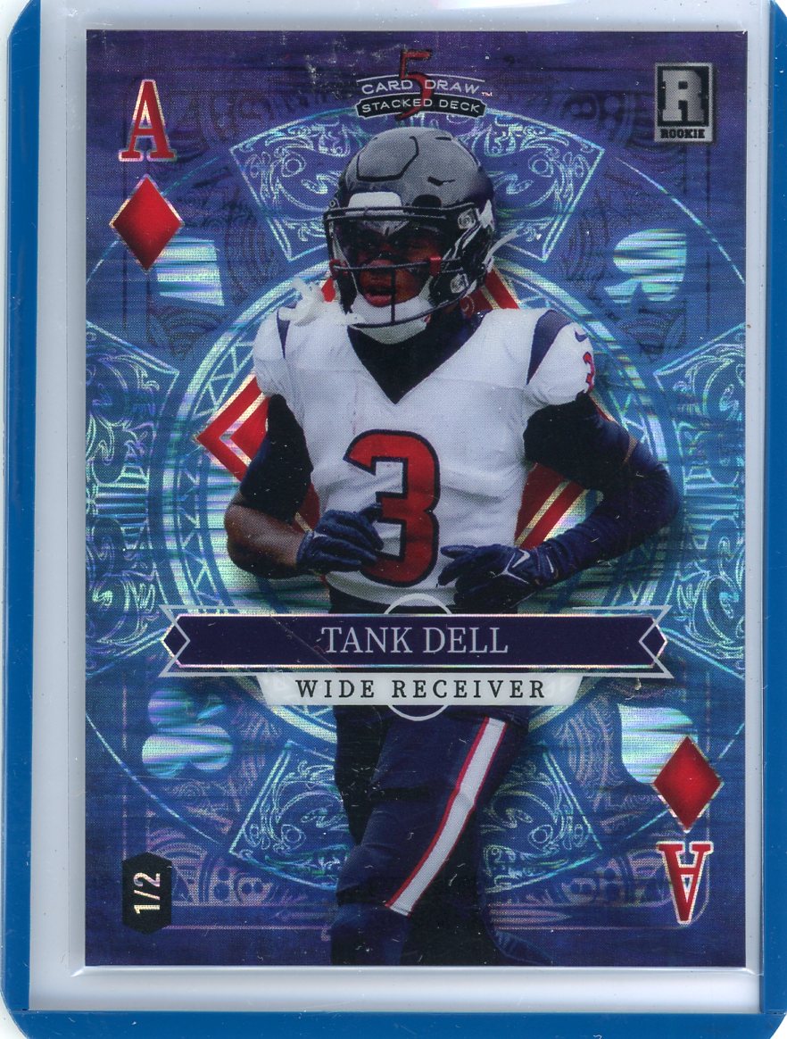 Tank Dell 2023 Wild Card Draw Stacked Deck rookie card #'d 1/2