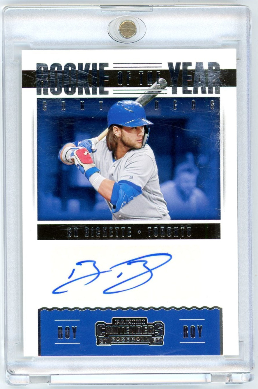 Bo Bichette 2020 Panini Contenders Rookie of the Year Autograph #ROY-BB
