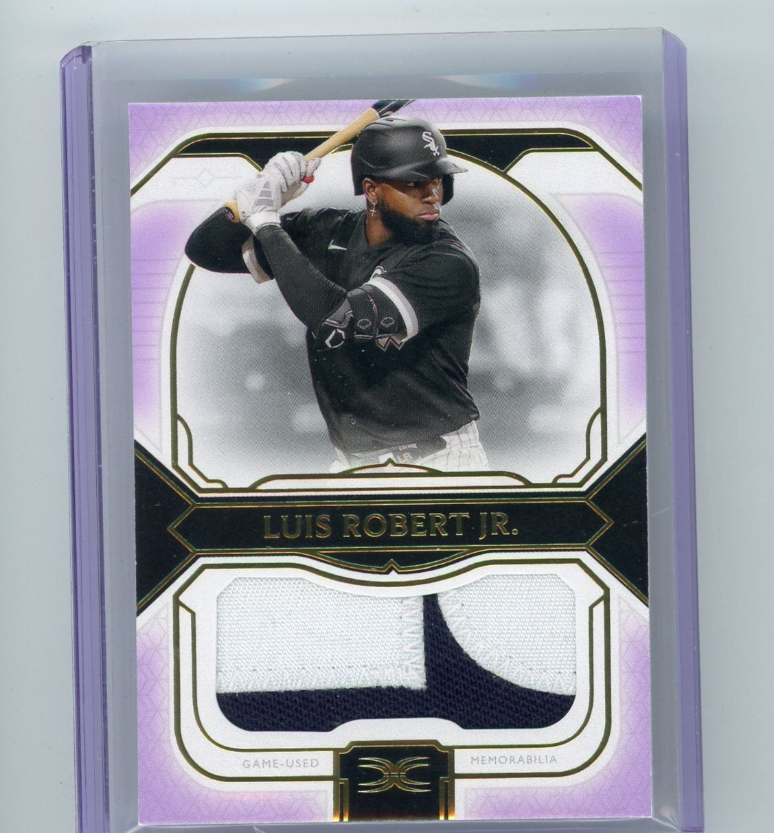 Luis Robert 2024 Topps Definitive Collection Jumbo Patch Relic #'d 4/5