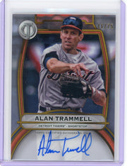 Alan Trammell 2025 Topps Tribute autograph gold #'d 46/75