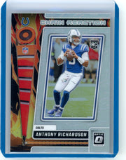 Anthony Richardson 2023-24 Panini Donruss Optic Chain Reaction silver prizm rookie card