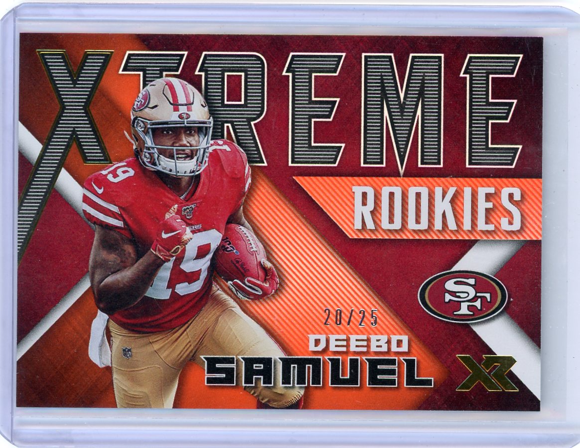 Deebo Samuel 2019 Panini XR Xtreme Rookies holo #'d 20/25