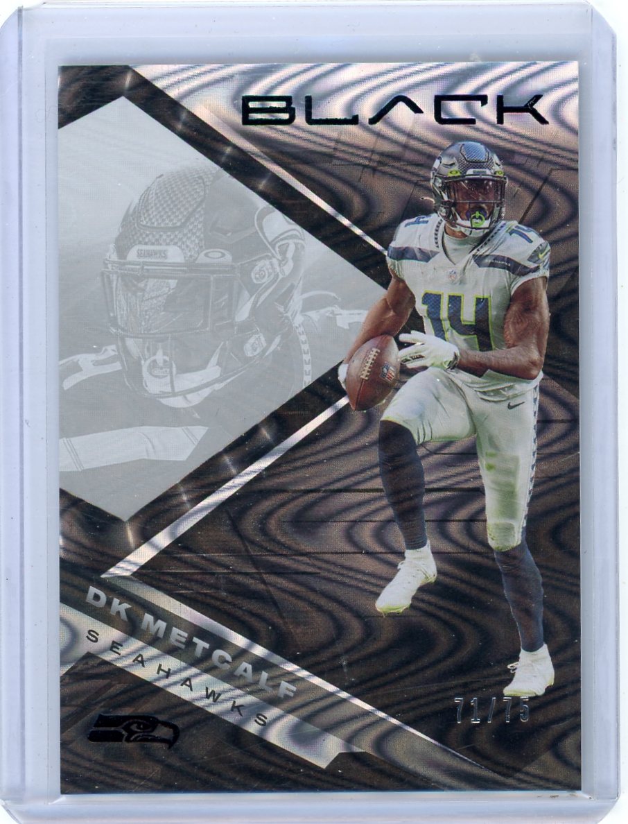 DK Metcalf 2022 Panini Black #'d 71/75