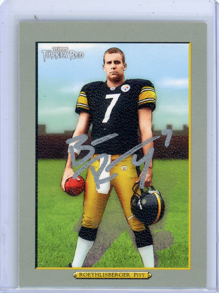 Ben Roethlisberger 2006 Topps Turkey Red IP Auto PSA Authentic
