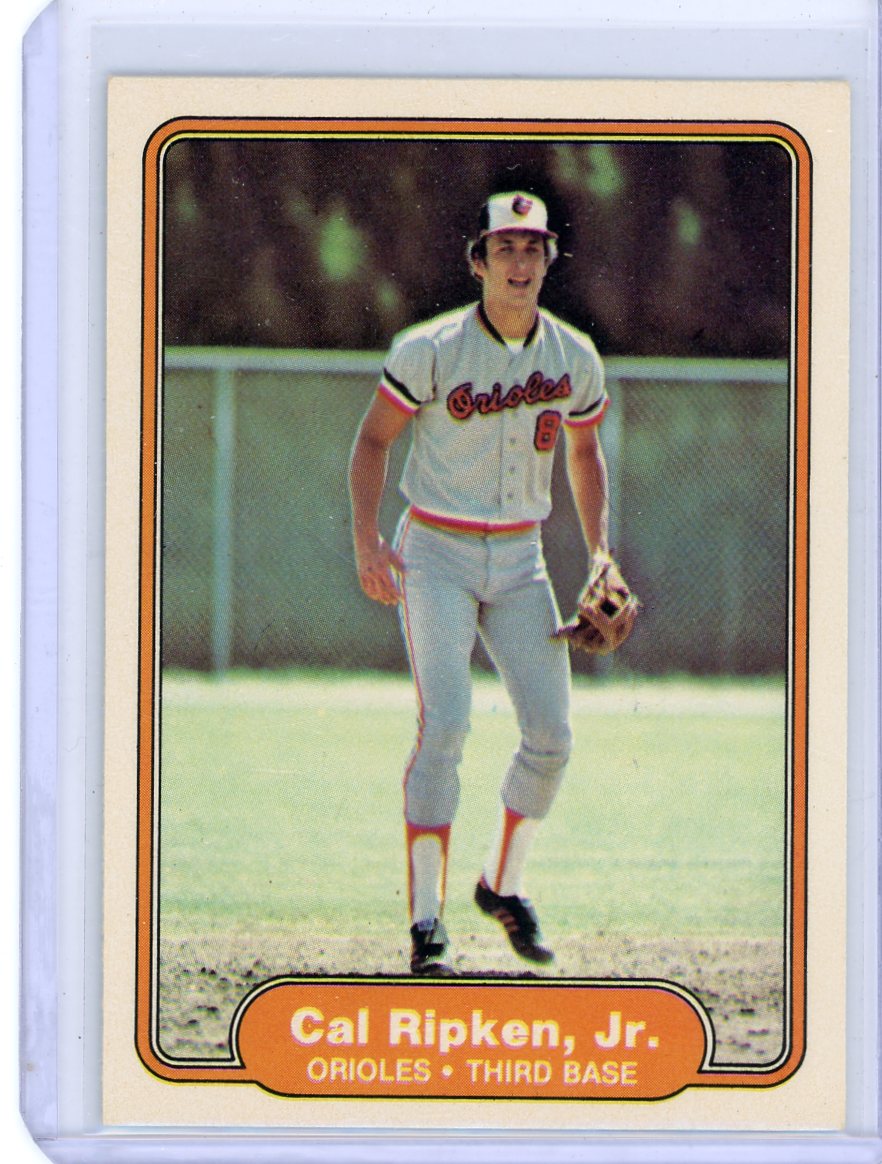 Cal Ripken Jr. 1982 Fleer rookie card