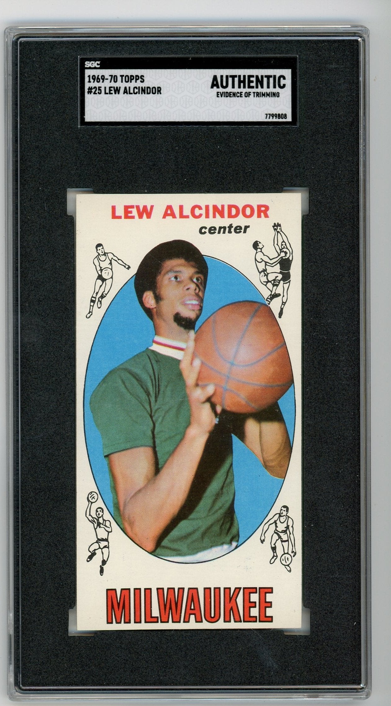 Lew Alcindor 1969-70 Topps #25 SGC Authentic