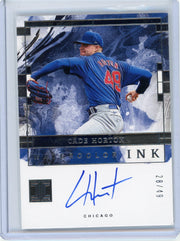 Cade Horton 2024 Panini Impeccable Watercolor Ink autograph #'d 28/49