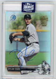 Dylan Cease 2020 Archives Bowman Chrome Refractor Autograph #'d 4/4