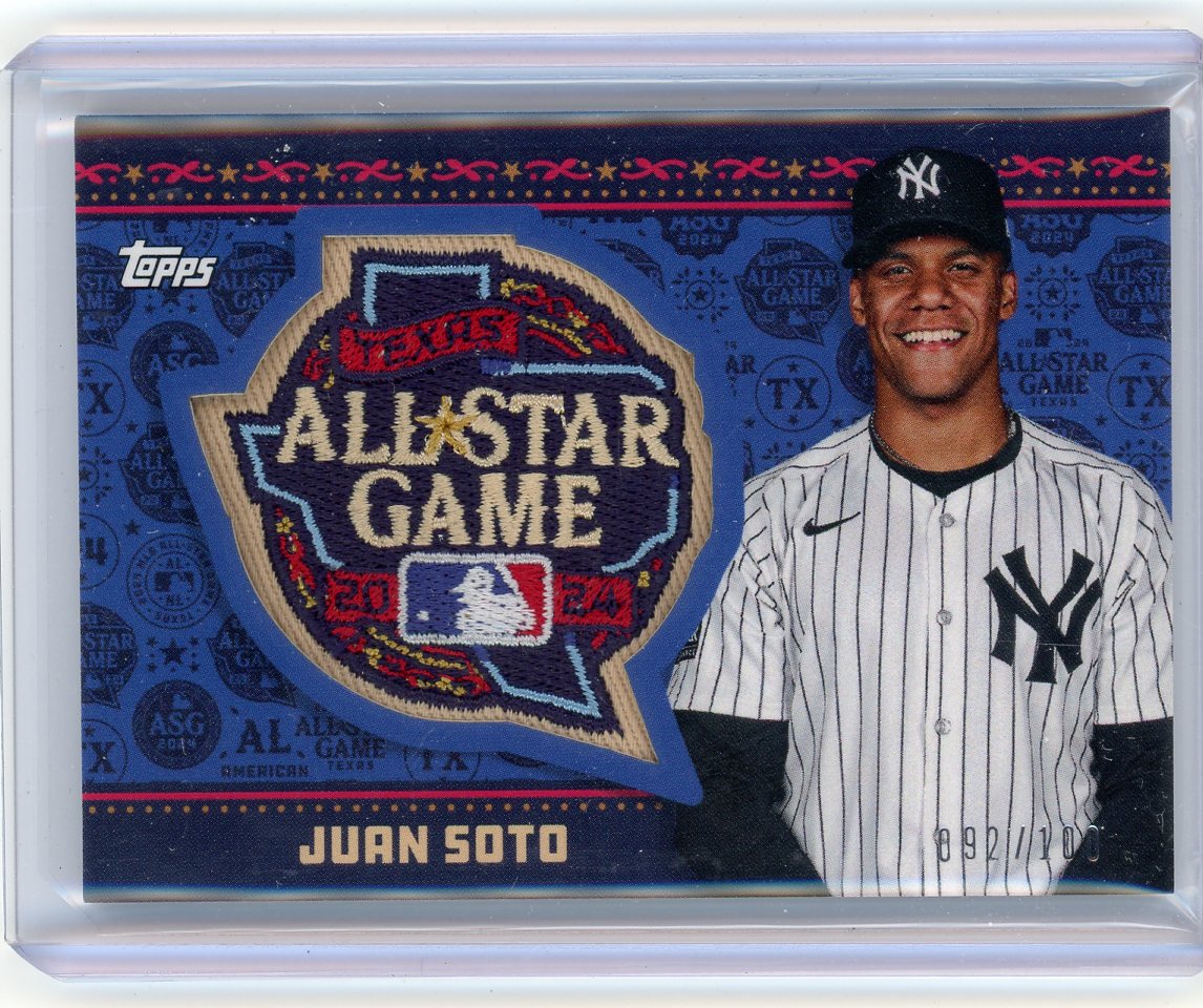 Juan Soto 2024 Topps ASG Patch #'d /100