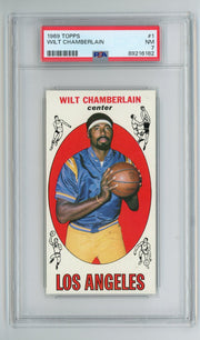 Wilt Chamberlain 1969 Topps #1 PSA 7