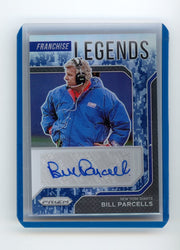 Bill Parcells 2021 Panini Prizm Franchise Legends autograph camo prizm #'d 21/25