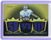 Roger Staubach 2007 Topps Triple Threads SB MVP relic gold #'d 07/09