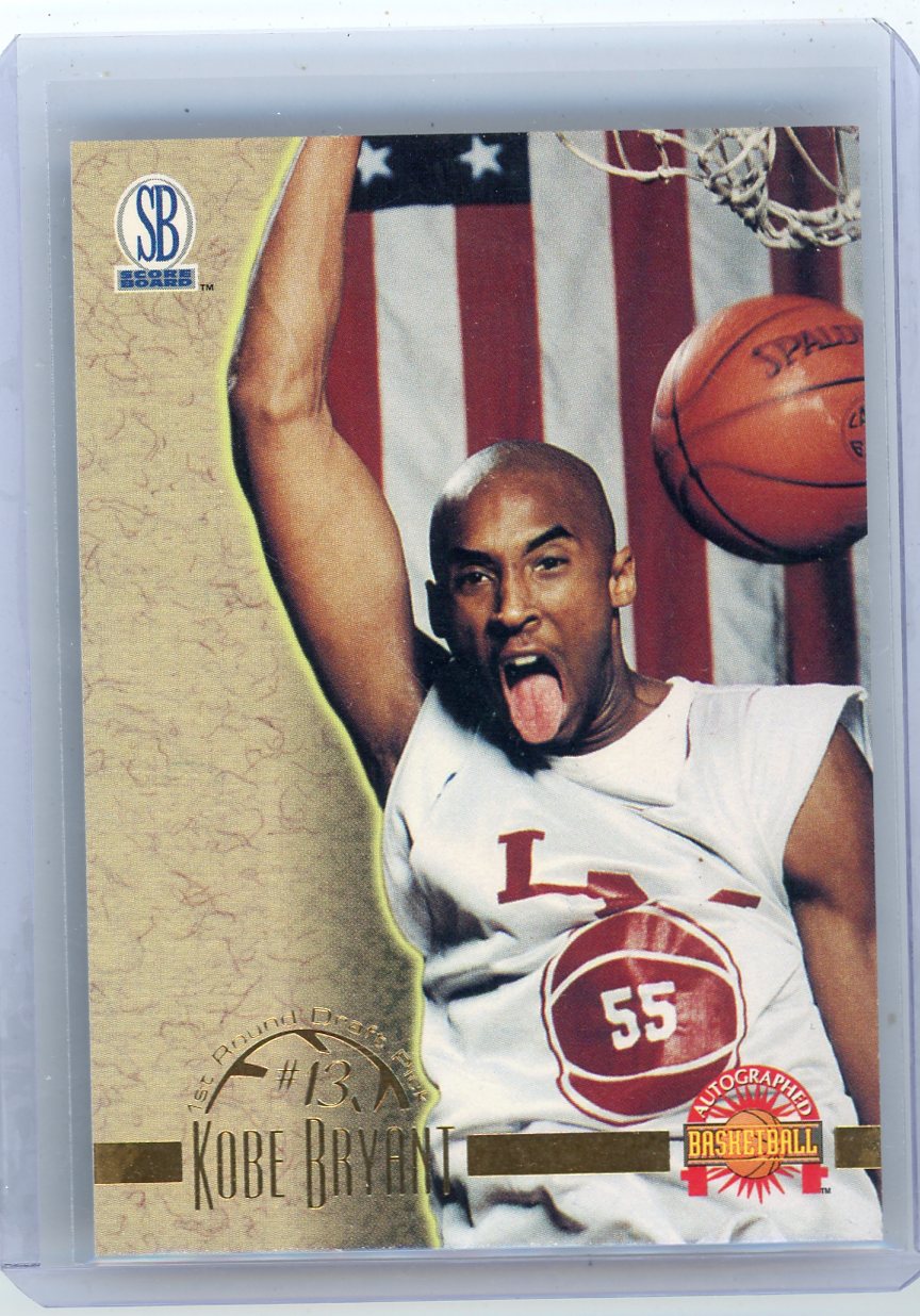 Kobe Bryant 1996 Score Board Rookie Card #15