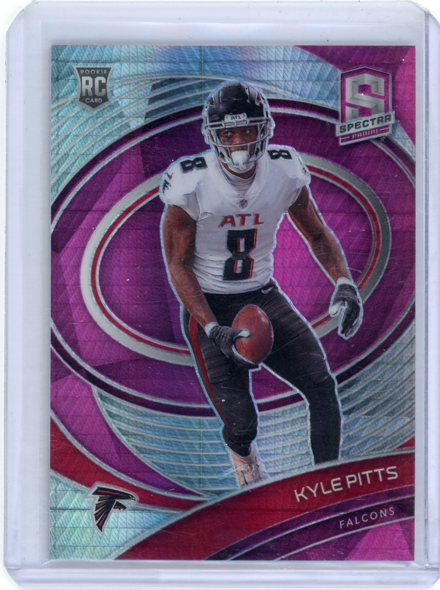 Kyle Pitts 2021 Panini Spectra pink hyper prizm rookie card #'d 03/25