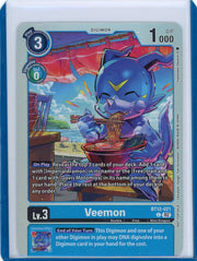 Veemon 2023 Digimon GENCON '23 foil promo BT12-021