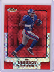 Tiki Barber 2006 Topps Finest X-Fractor #'d 008/250