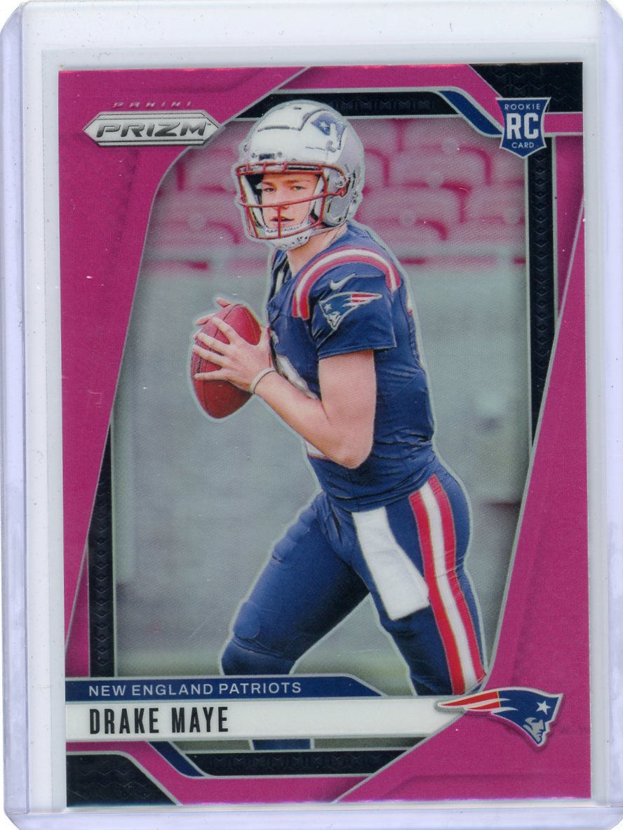 Drake Maye 2024 Panini Prizm Pink Rookie