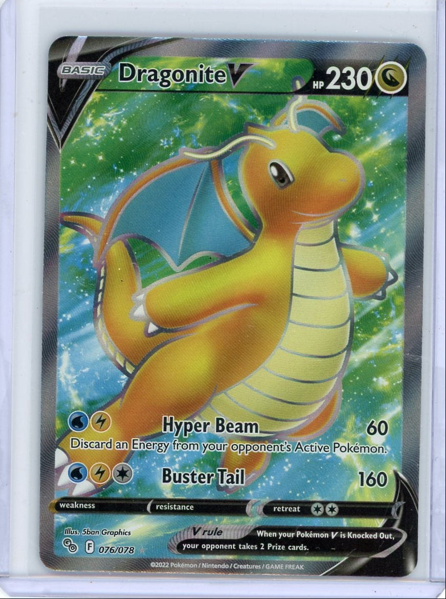 Dragonite V Pokémon Go Full-Art #076/078
