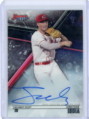 Jonathan India 2018 Bowman's Best prospect autograph