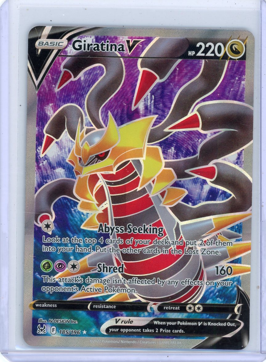 Giratina V Pokémon Lost Origin Full-Art #185/196