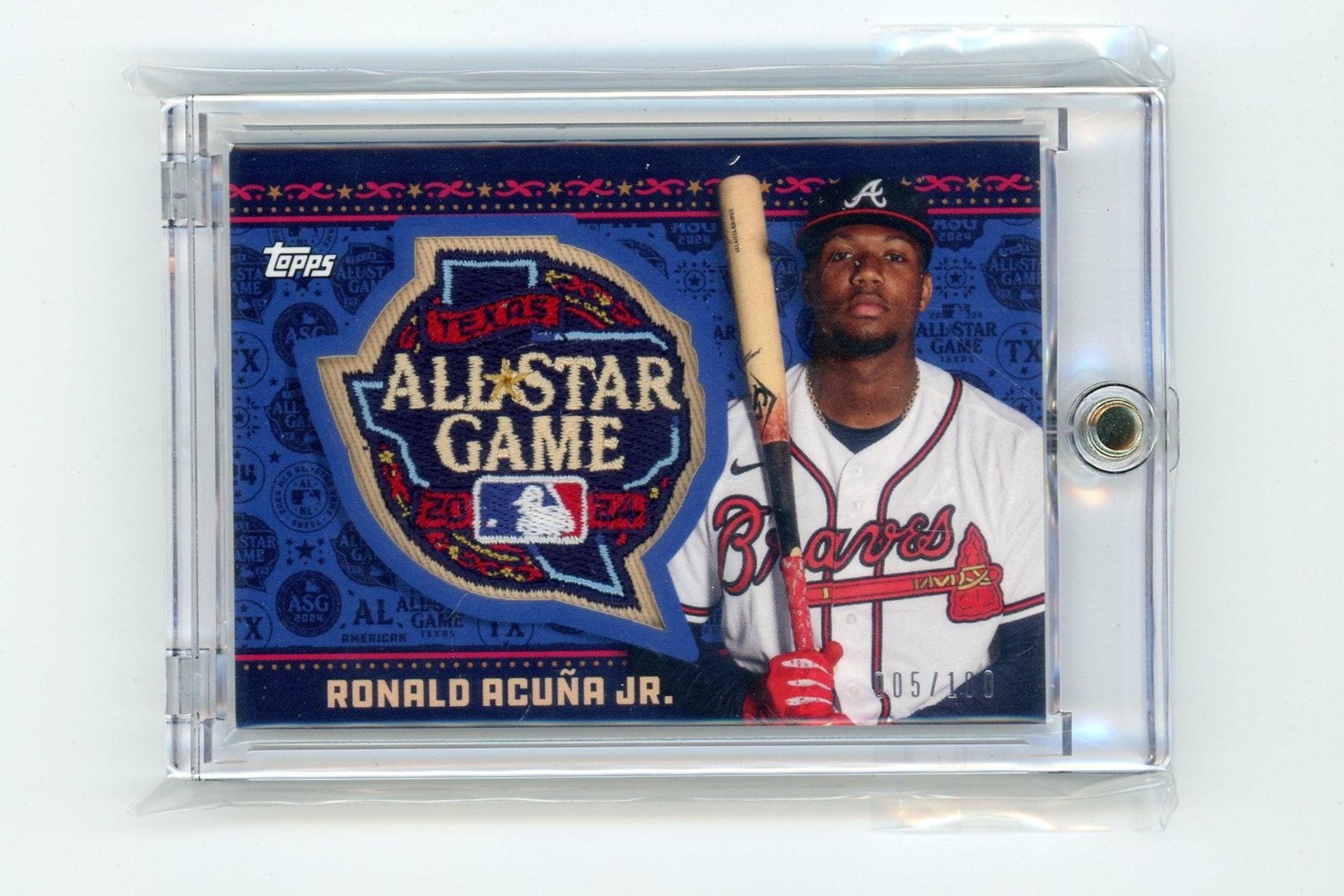Ronald Acuna Jr. 2024 Topps ASG Patch #'d /100