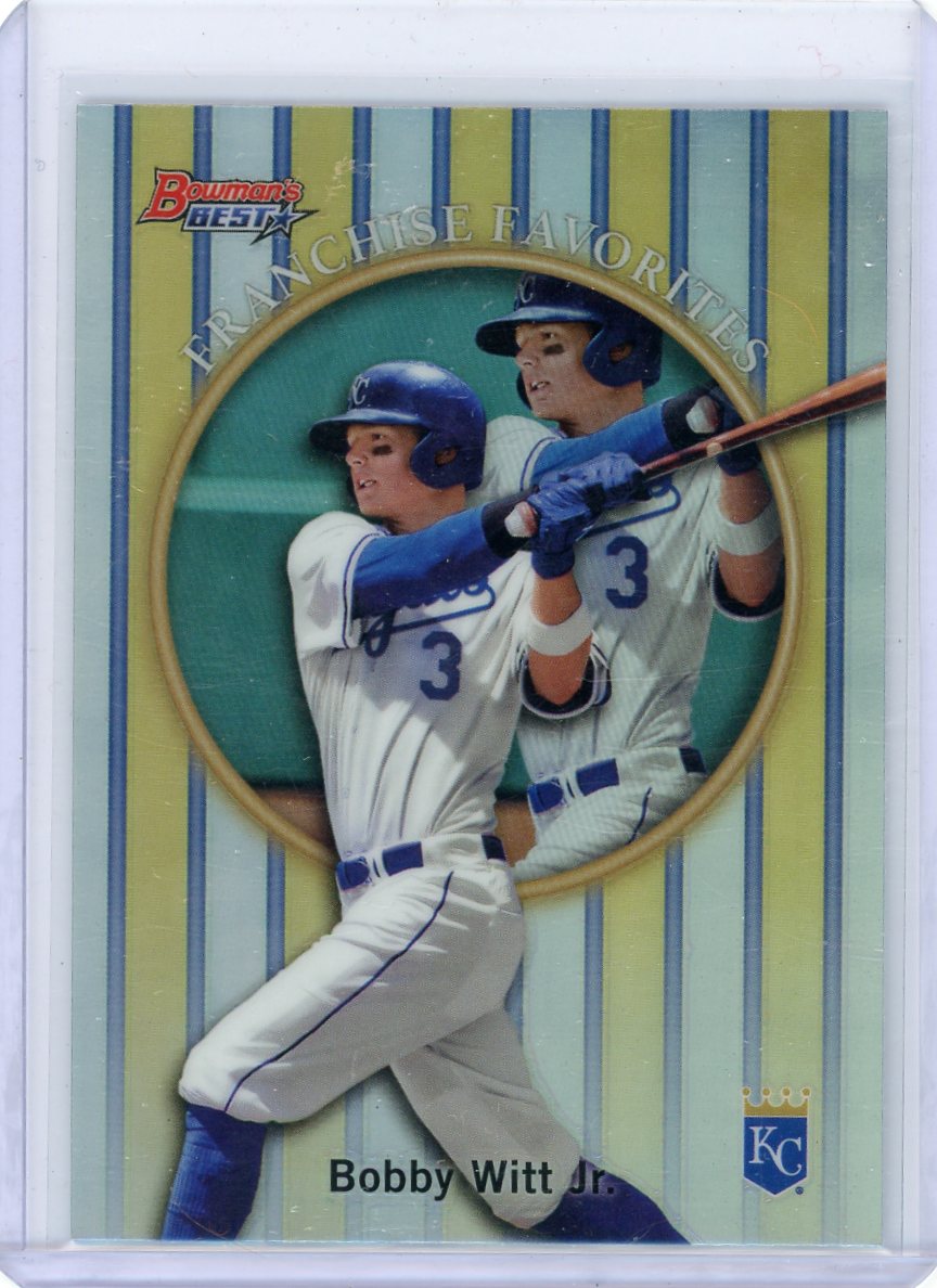Bobby Witt Jr. 2019 Bowman's Best Franchise Favorites refractor