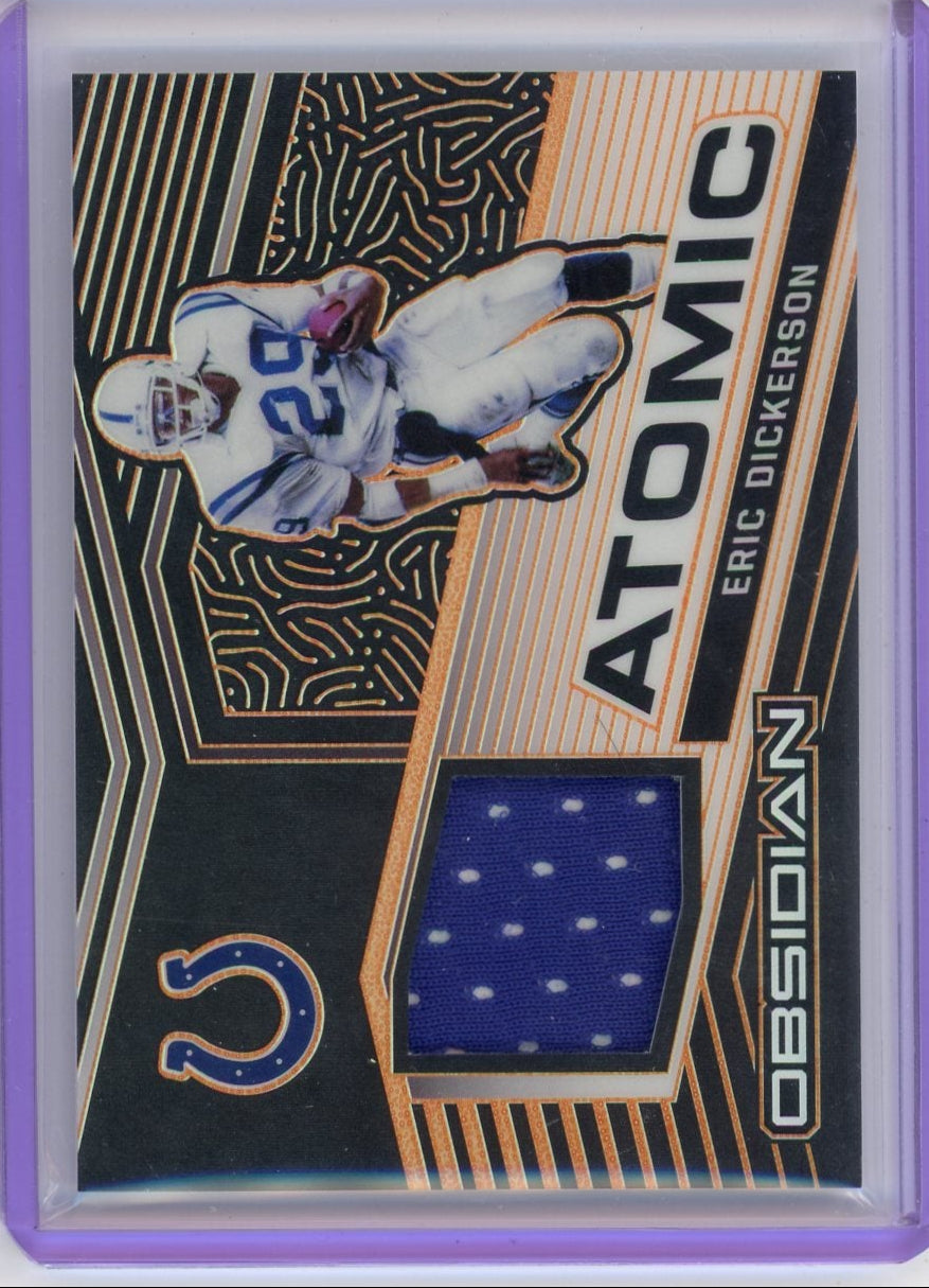 Eric Dickerson 2021 Panini Obsidian Atomic Patch #'d 44/75